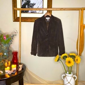 Vintage Woman’s Leather Four-Button Jacket